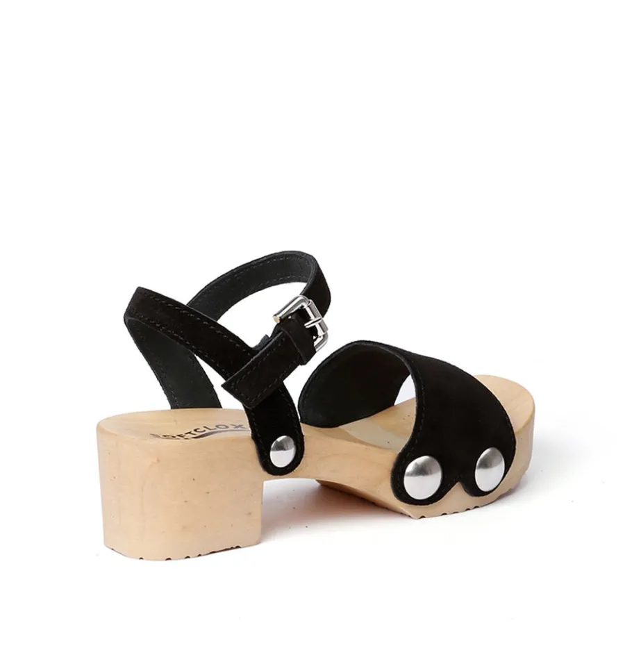 SOFTCLOX Penny Kaschmir Schwarz (Natur)-Frau Sandaletten