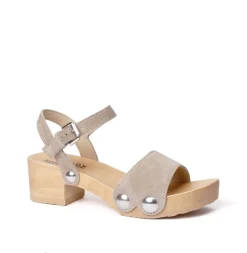 SOFTCLOX Penny Kaschmir Taupe (Natur)-Frau Sandaletten