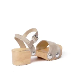 SOFTCLOX Penny Kaschmir Taupe (Natur)-Frau Sandaletten