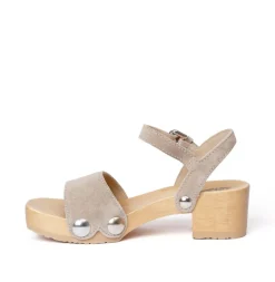 SOFTCLOX Penny Kaschmir Taupe (Natur)-Frau Sandaletten