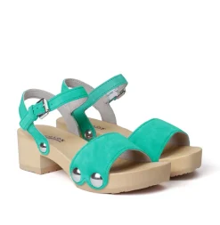 SOFTCLOX Penny Kaschmir Turkis (Natur)-Frau Sandaletten