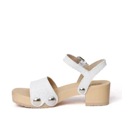 SOFTCLOX Penny Twist Bianco (Natur)-Frau Sandaletten