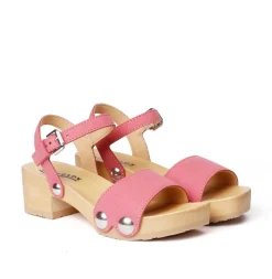 SOFTCLOX Penny Vegan Velourseffekt Rosa (Natur)-Frau Sandaletten