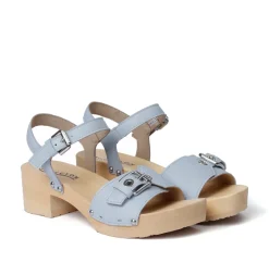 SOFTCLOX Pepita Nappa Powder Blue (Natur)-Frau Sandaletten