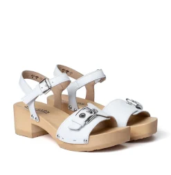 SOFTCLOX Pepita Nappa Weis (Natur)-Frau Sandaletten