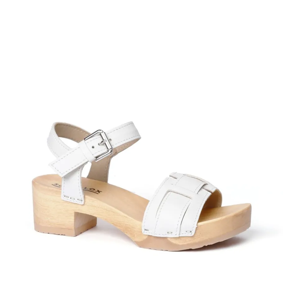SOFTCLOX Peppina Buttero Weiss (Natur)-Frau Sandaletten