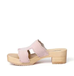 SOFTCLOX Pernilla Nubuk Puder (Natur)-Frau Pantoletten