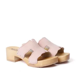 SOFTCLOX Pernilla Nubuk Puder (Natur)-Frau Pantoletten