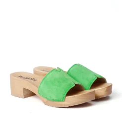 SOFTCLOX Pirella Kaschmir Green (Natur)-Frau Pantoletten