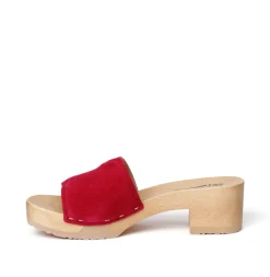 SOFTCLOX Pirella Kaschmir Rot (Natur)-Frau Pantoletten