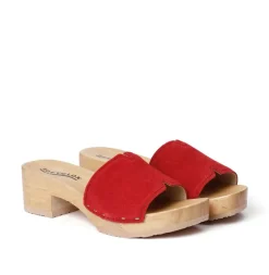 SOFTCLOX Pirella Kaschmir Rot (Natur)-Frau Pantoletten