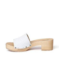 SOFTCLOX Pirella Twist Bianco (Natur)-Frau Pantoletten