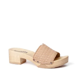 SOFTCLOX Pirella Twist Cappuccino (Natur)-Frau Pantoletten