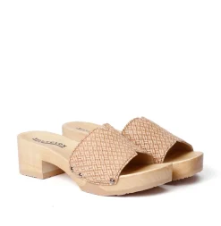 SOFTCLOX Pirella Twist Cappuccino (Natur)-Frau Pantoletten