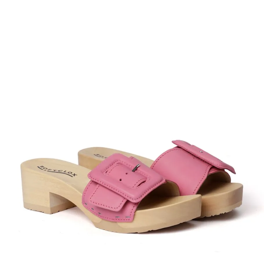SOFTCLOX Pita Nappa Bubblegum (Natur)-Frau Pantoletten