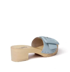 SOFTCLOX Pita Nappa Powder Blue (Natur)-Frau Pantoletten
