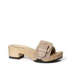 SOFTCLOX Polli Kaschmir Taupe (Hazelnut)-Frau Pantoletten