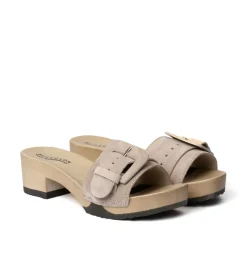 SOFTCLOX Polli Kaschmir Taupe (Hazelnut)-Frau Pantoletten