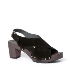 SOFTCLOX Riana Kaschmir Schwarz (Dunkel)-Frau Sandaletten