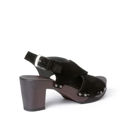 SOFTCLOX Riana Kaschmir Schwarz (Dunkel)-Frau Sandaletten