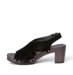 SOFTCLOX Riana Kaschmir Schwarz (Dunkel)-Frau Sandaletten