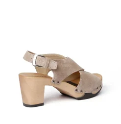 SOFTCLOX Riana Kaschmir Taupe (Hazelnut)-Frau Sandaletten