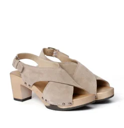 SOFTCLOX Riana Kaschmir Taupe (Hazelnut)-Frau Sandaletten