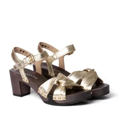 SOFTCLOX Rike Perlato Gold (Dunkel)-Frau Sandaletten