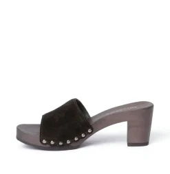 SOFTCLOX Romy Kaschmir Schwarz (Dunkel)-Frau Pantoletten