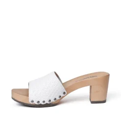 SOFTCLOX Romy Twist Bianco (Hazelnut)-Frau Pantoletten