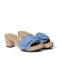 SOFTCLOX Ronja Jeanslook Blau (Hazelnut)-Frau Pantoletten
