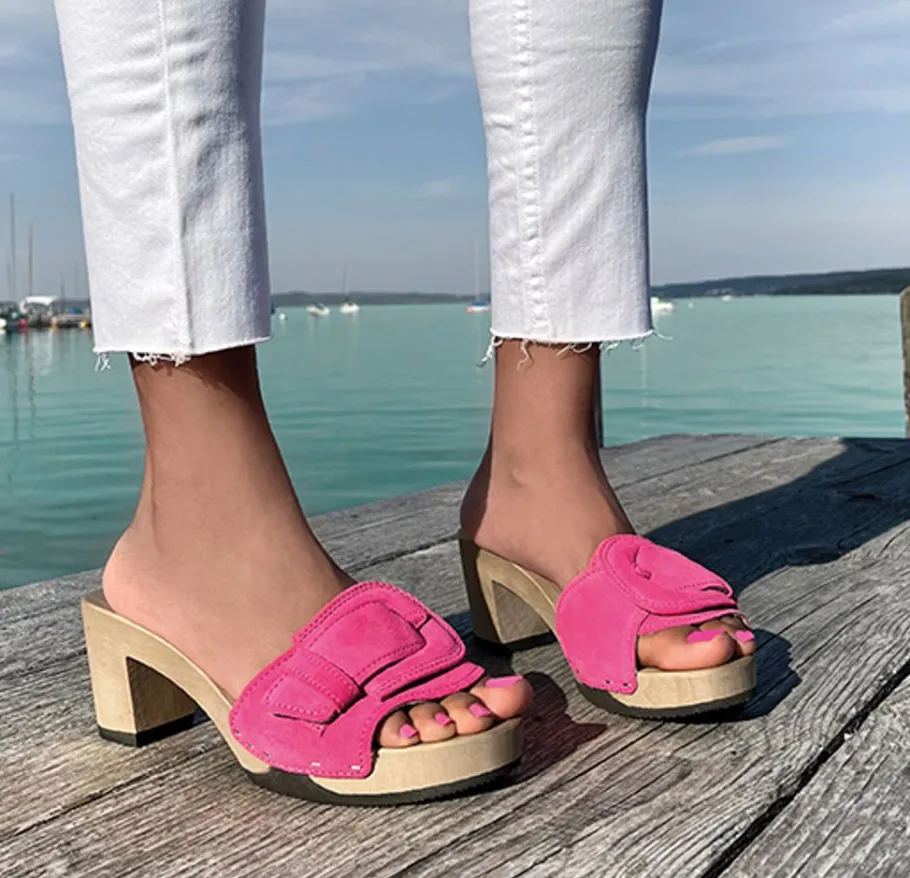 SOFTCLOX Ronja Kaschmir Pure Pink (Hazelnut)-Frau Pantoletten