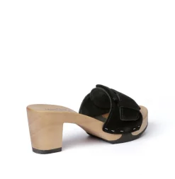 SOFTCLOX Ronja Kaschmir Schwarz (Hazelnut)-Frau Pantoletten