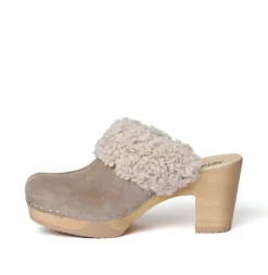 SOFTCLOX Serafina Kaschmir/Wf Taupe (Natur)-Frau Clogs