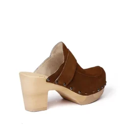 SOFTCLOX Shelly Kaschmir Whiskey (Natur)-Frau Clogs