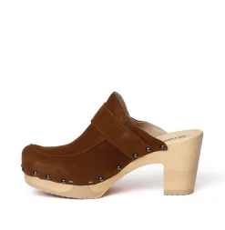 SOFTCLOX Shelly Kaschmir Whiskey (Natur)-Frau Clogs