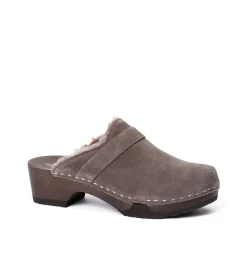 SOFTCLOX Taira Kaschmir/Lf Graphit (Dunkel)-Frau Clogs