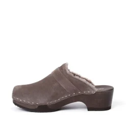 SOFTCLOX Taira Kaschmir/Lf Graphit (Dunkel)-Frau Clogs