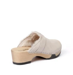 SOFTCLOX Taira Kaschmir/Lf Leinen (Hazelnut)-Frau Clogs