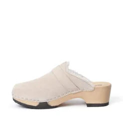 SOFTCLOX Taira Kaschmir/Lf Leinen (Hazelnut)-Frau Clogs