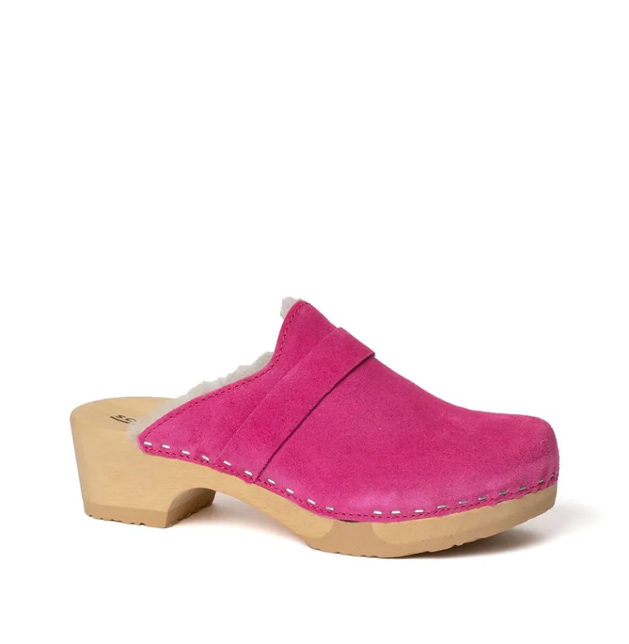 SOFTCLOX Taira Kaschmir/Lf Pink (Natur)-Frau Clogs
