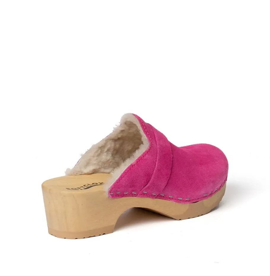 SOFTCLOX Taira Kaschmir/Lf Pink (Natur)-Frau Clogs