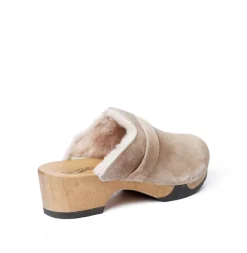 SOFTCLOX Taira Kaschmir/Lf Taupe (Hazelnut)-Frau Clogs