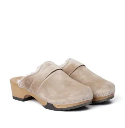 SOFTCLOX Taira Kaschmir/Lf Taupe (Hazelnut)-Frau Clogs