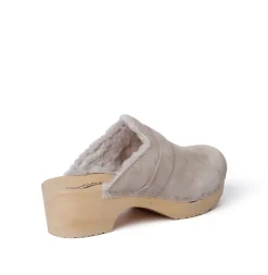 SOFTCLOX Taira Kaschmir/Lf Taupe (Natur)-Frau Clogs