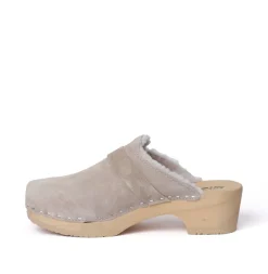SOFTCLOX Taira Kaschmir/Lf Taupe (Natur)-Frau Clogs