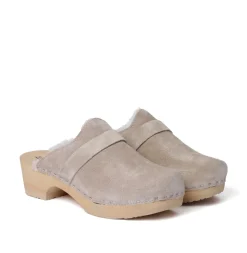 SOFTCLOX Taira Kaschmir/Lf Taupe (Natur)-Frau Clogs