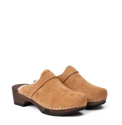 SOFTCLOX Taira Kaschmir/Lf Walnut-Frau Clogs