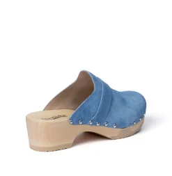 SOFTCLOX Tamina Jeanslook Blau (Natur)-Frau Clogs