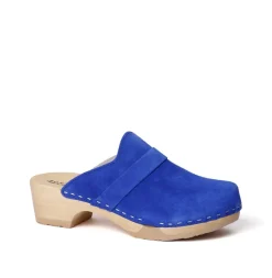 SOFTCLOX Tamina Kaschmir Blue Orchid (Natur)-Frau Clogs